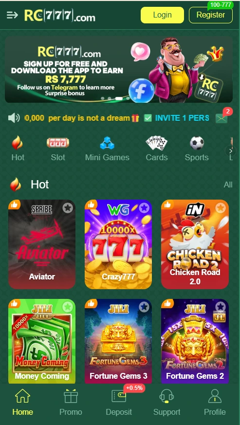 RC777 Game App