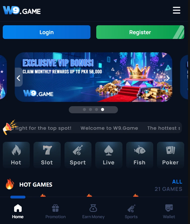 W9 Game App