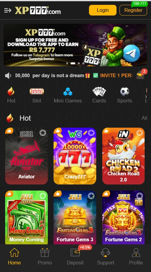 XP777 Game App