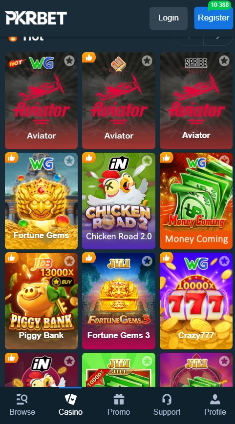 PKRBET Game Download