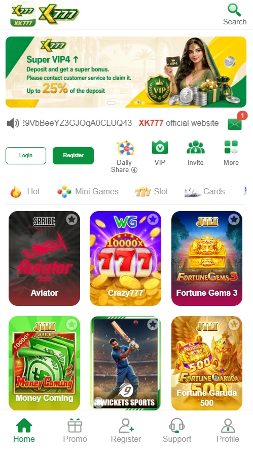 XK777 Game App